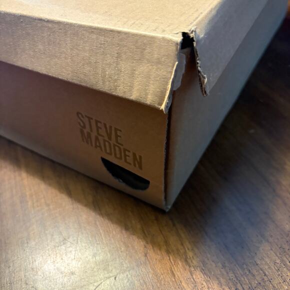 Steve Madden Kizam Platform Wedge Boots 8 NWT Tall High Black Glam Goth 90s Y2K - Picture 12 of 12